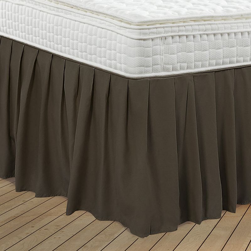 Polyester Bed Skirts 16 Drop Ruffled Brushed Soft Platform Full 54 x 75