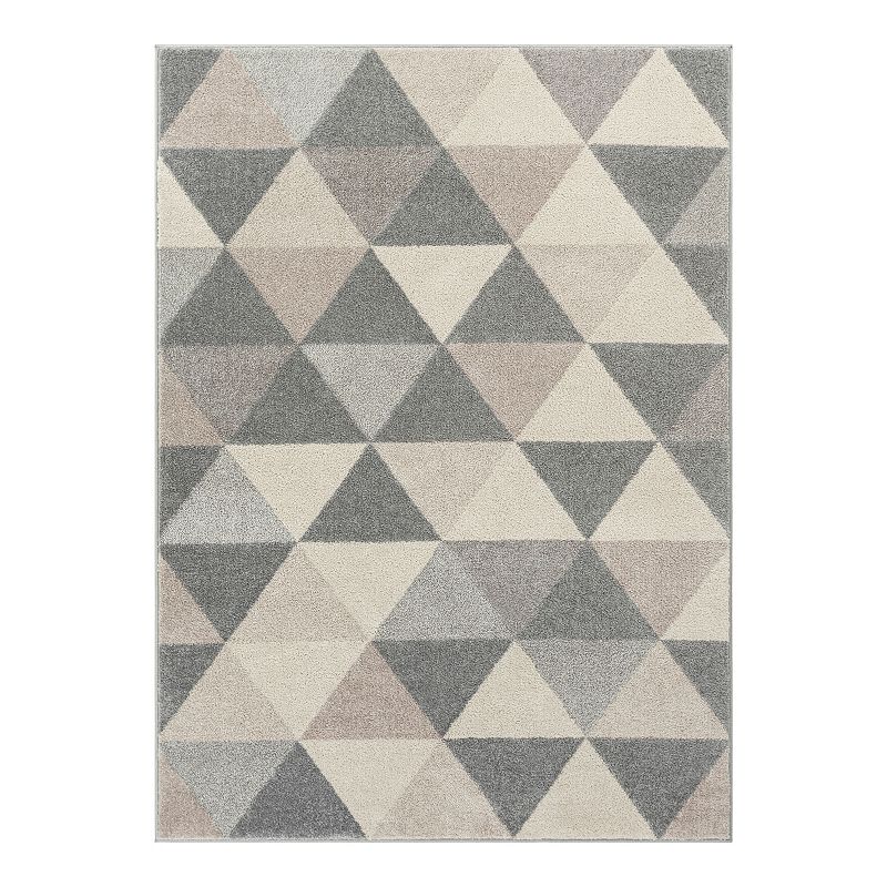 Well Woven Mystic Alvin Mid-Century Modern Geometric Area Rug