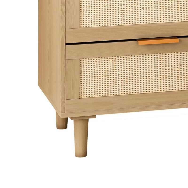 6 drawers Rattan dresser Rattan Drawer