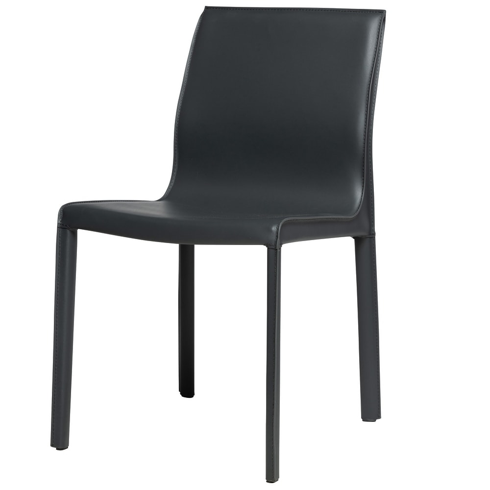 STAN Modern Leather Side Chair