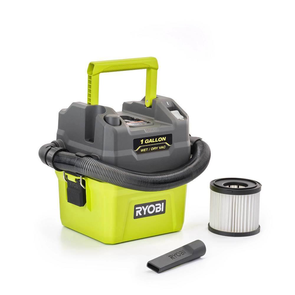 RYOBI ONE+ 18V Cordless 1 Gal. WetDry Vacuum (Tool Only) PCL733B