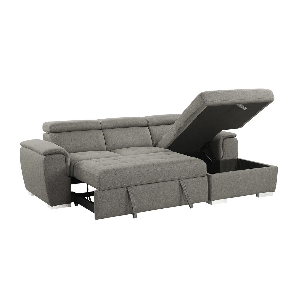 McCoy 2 Piece Sofa Chaise with Pull Out Bed