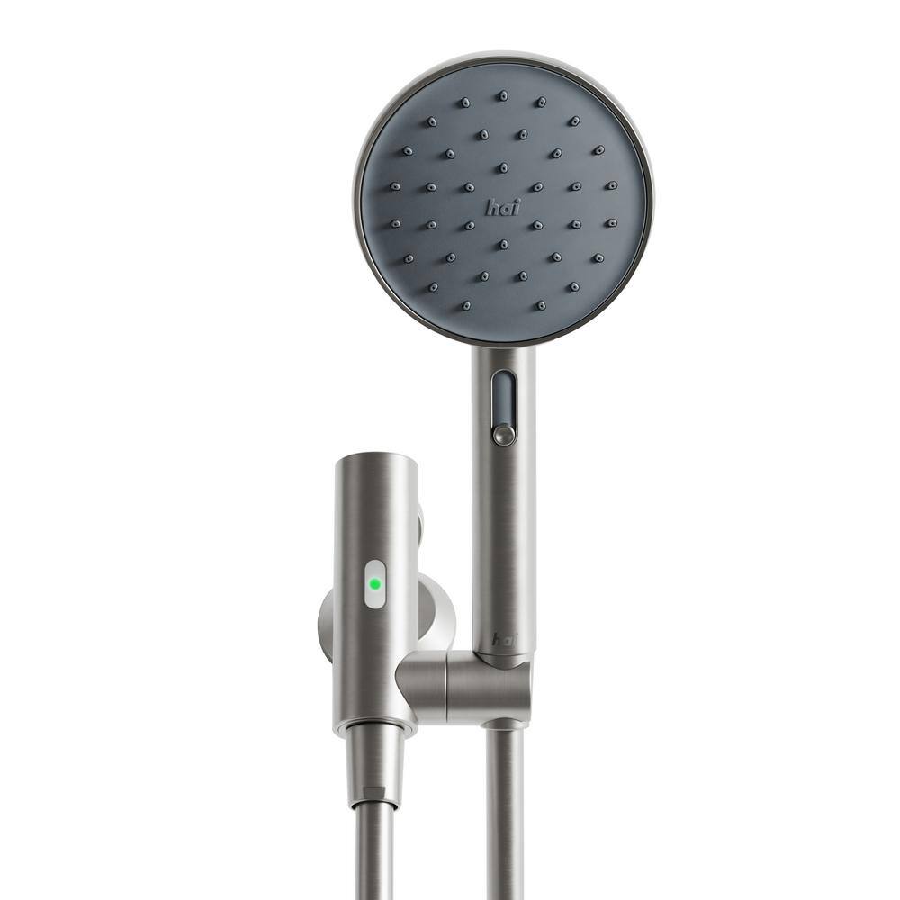 HAI Smart 2-Spray Wall Mount Handheld Shower Head 2.5 GPM in Charcoal HSBTHI2