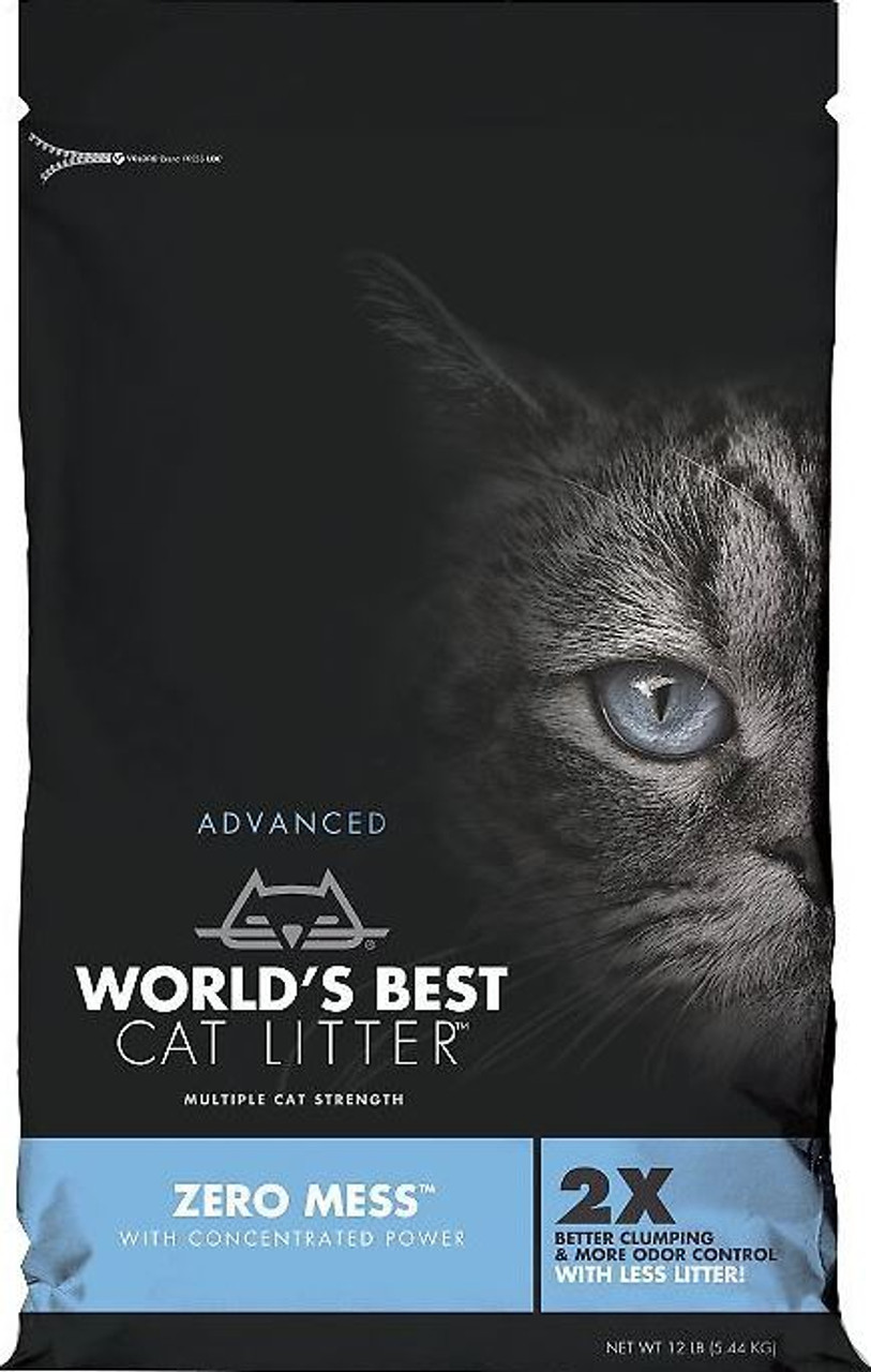 World's Best Zero Mess Advanced Cat Litter 12Lb Box