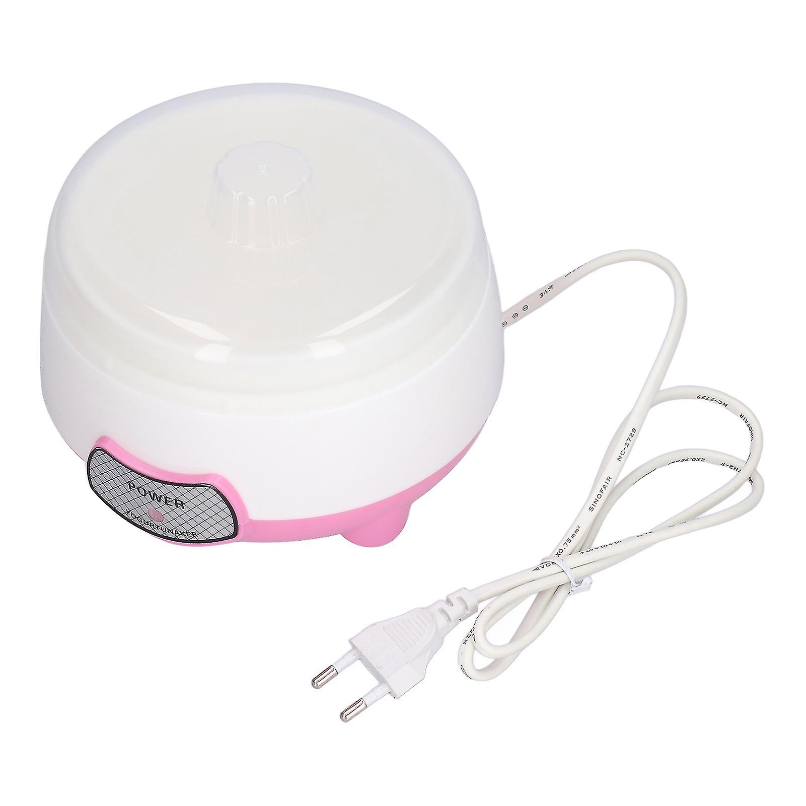 15W 1L Mini Yogurt Maker 360° Heating Automatic Yogurt Making Machine for Home EU Plug 220V Pink