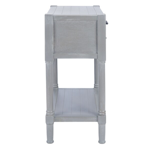 SAFAVIEH Filbert Distressed White 3-Drawer Console Table