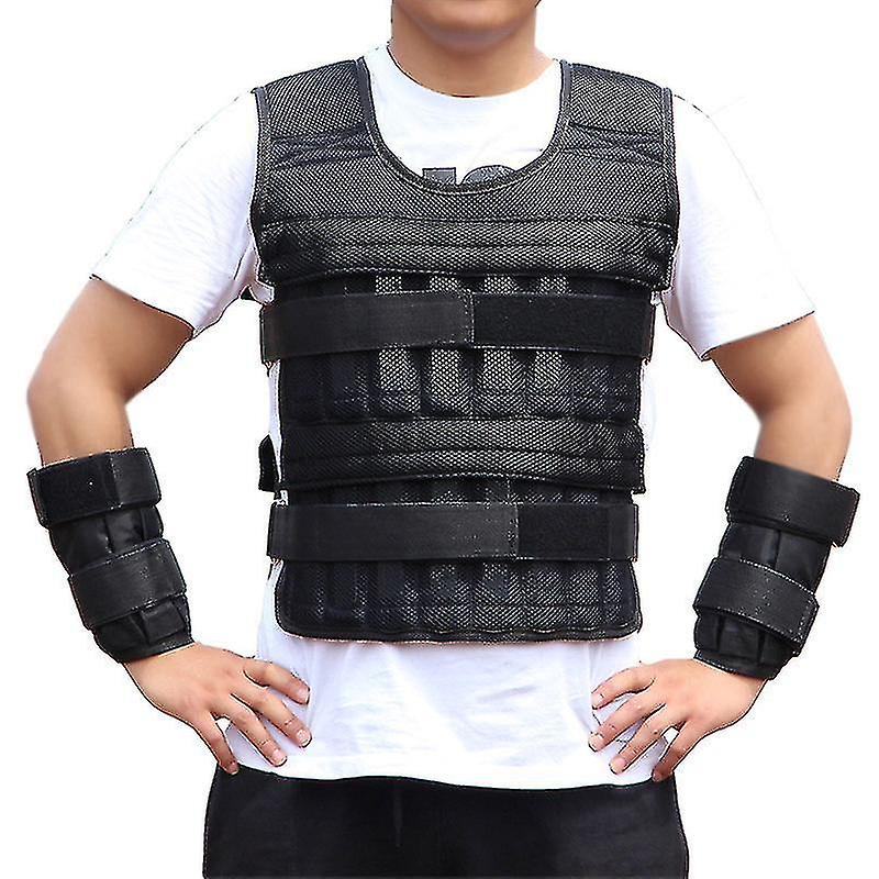 20kg Weighted Vest Adjustable Loading Weight Jacket Exercise Weightloading Vest Boxing Training