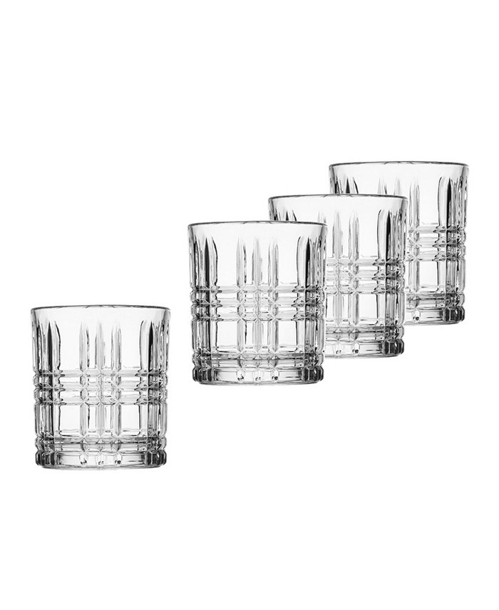 Godinger Boundary Double Old-Fashioned Glasses Set of 4