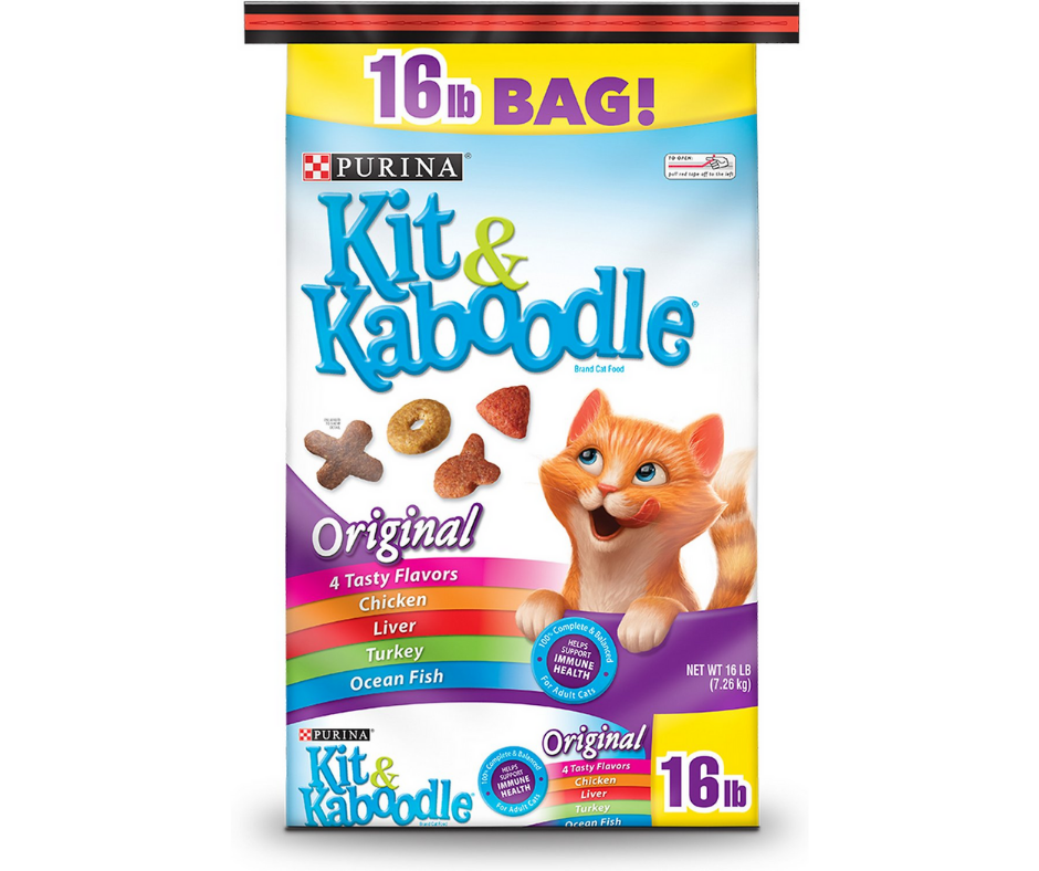 Purina Kit and Kaboodle - All Breeds， Adult Cat Original Recipe Dry Cat