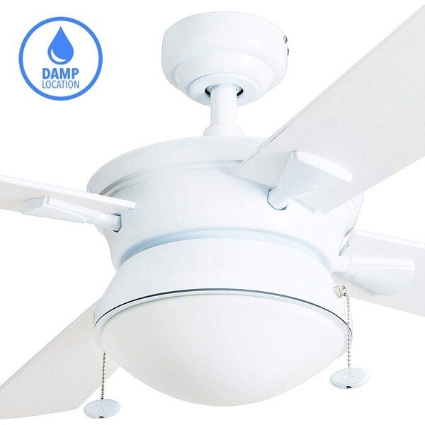 Copper Grove Ayre 52-inch White Outdoor 4-blade Ceiling Fan Shopping - The Best Deals on Ceiling Fans | 34777959