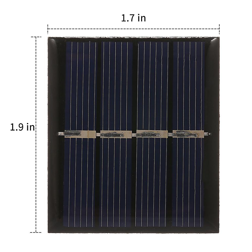 Black 0.36w/2v Diy Mini Solar Panel Module With Lines Solar Cell 188*78.5mm Pet Polycrystalline Silicon For Solar Lights Displays Toys