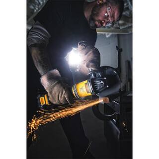 DW 20V MAX XR Cordless Brushless 4.5 in. Paddle Switch Small Angle Grinder with (2) 20V 6.0Ah Batteries DCG413R2