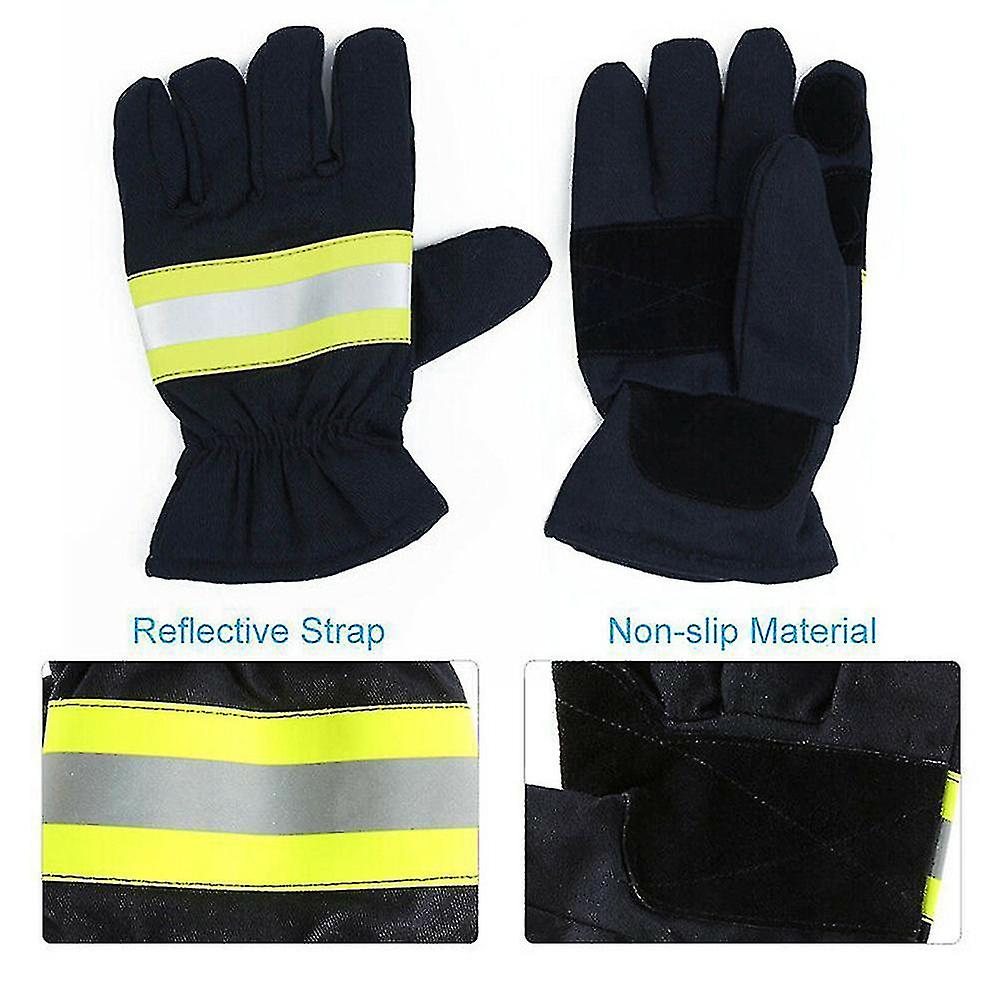 1 Pair Of Fire Proof Non-slipping Anti-fire Heat Proof Firefighting