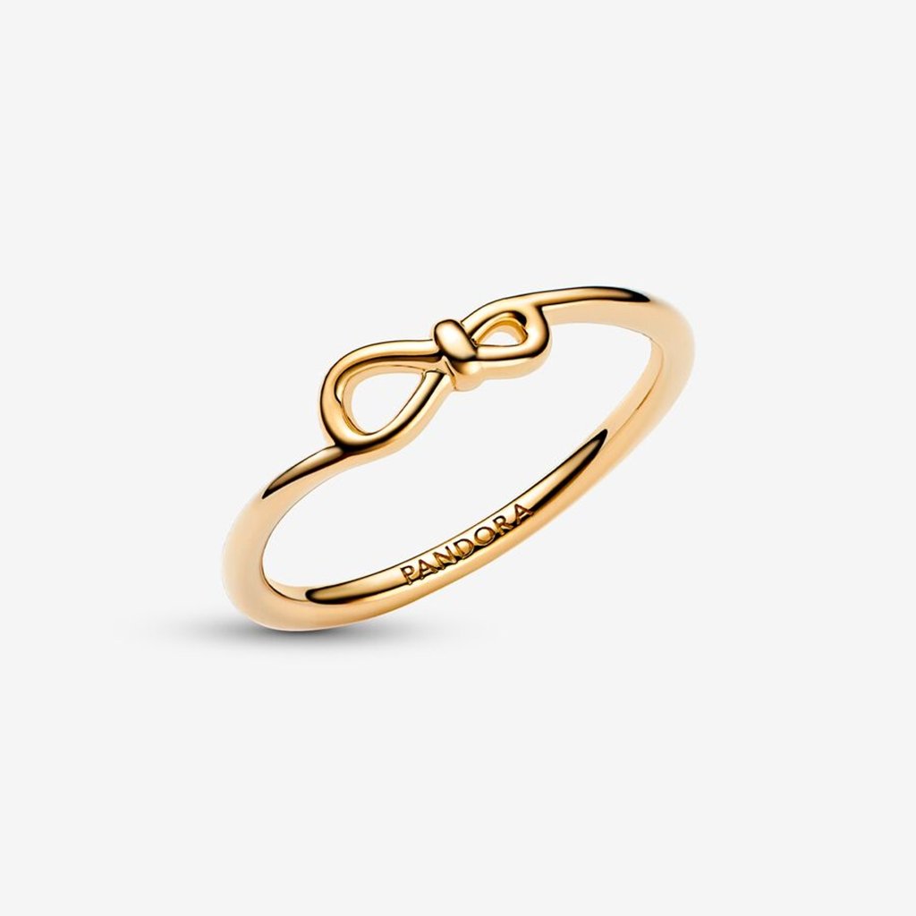 PANDORA  Infinity Knot Ring in Gold Plated