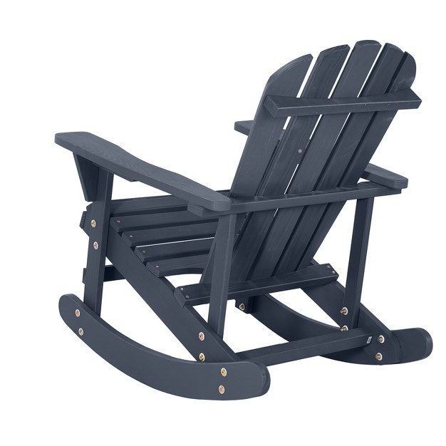 Saint Birch Adirondack Wooden Rocking Chair