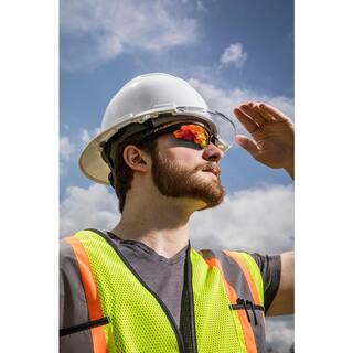 MAXIMUM SAFETY Performance Red Full View Mirrored Safety Eye Wear MX1061-VPD5