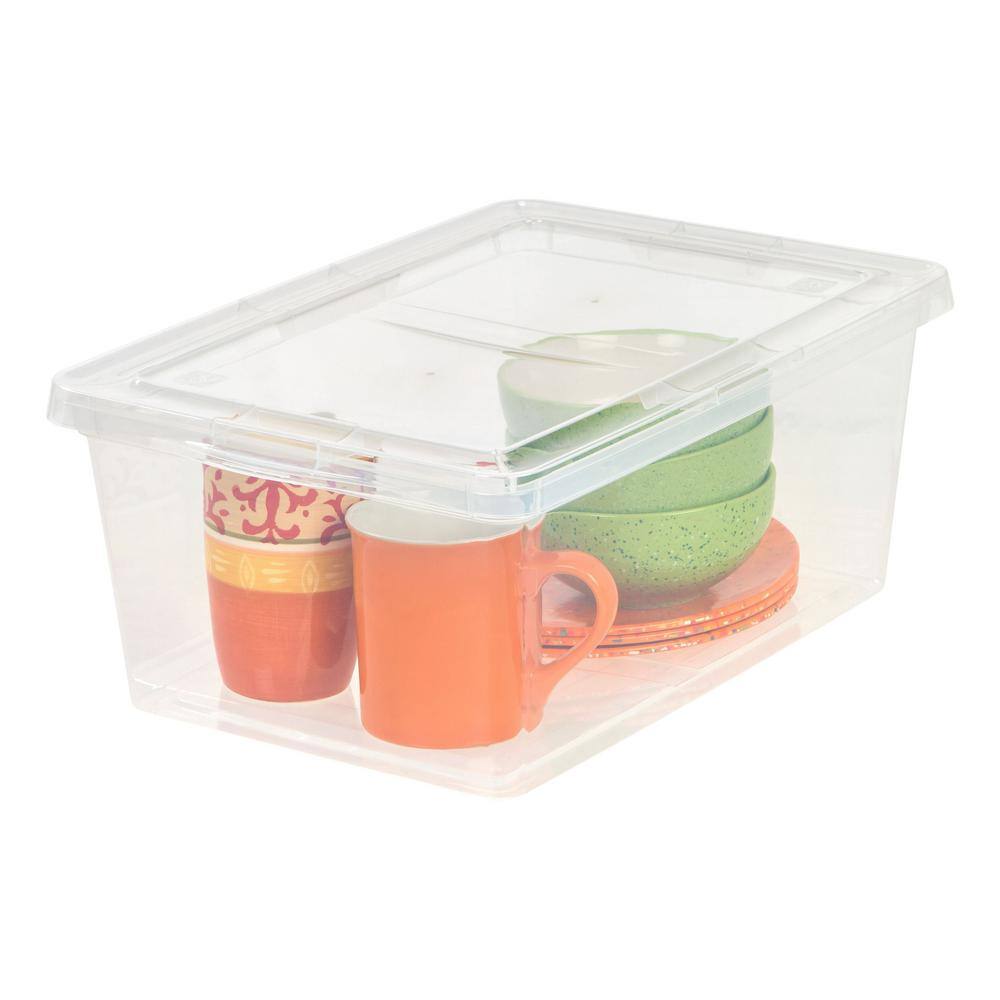 IRIS 17-Qt. Storage Box in Clear 200410