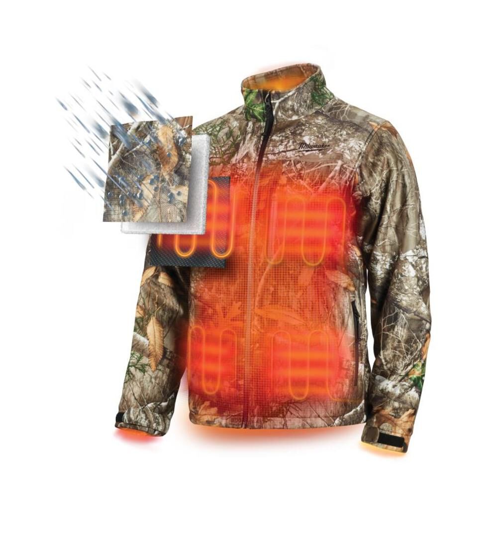 Milwaukee M12 Heated QuietShell Jacket Kit L (RealTree Camo) 222C-21L from Milwaukee