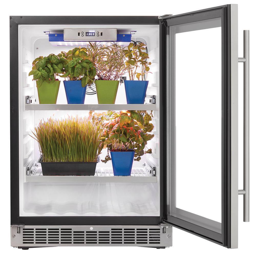 Danby 5.8 cu. ft. Herb Grower with 32-Watt LED BloomBoss Lighting DFG58D1BSS