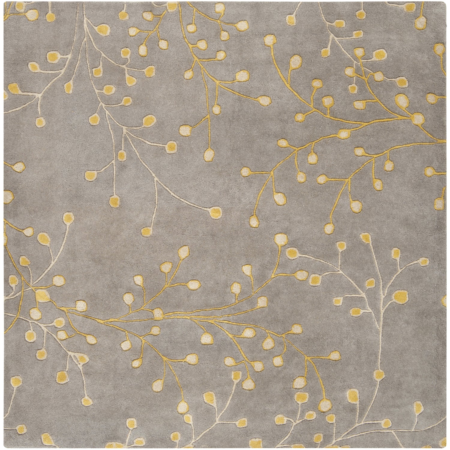 Athena Rug in Taupe & Mustard