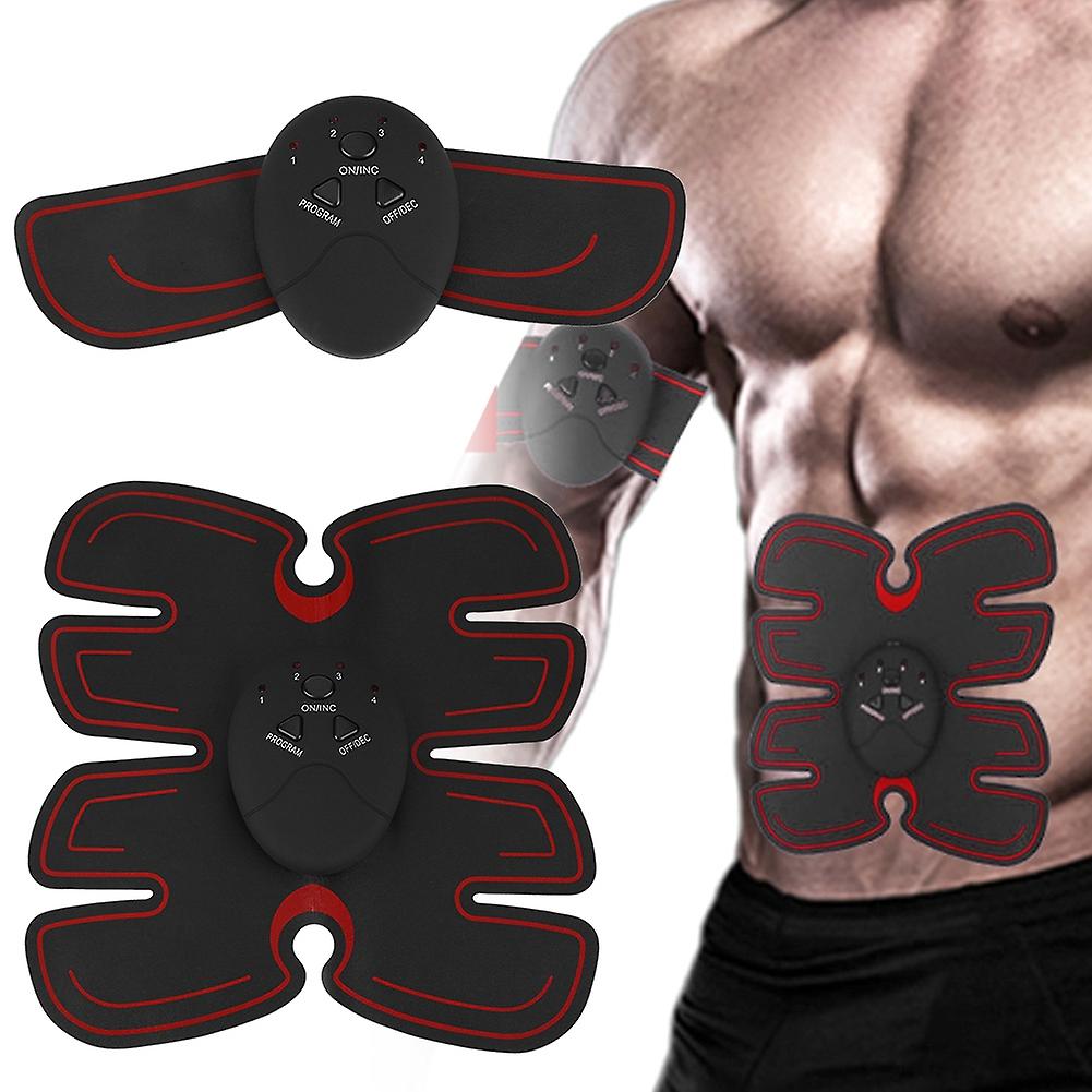 Rechargeable Ems Abdominal Toning Belt Muscle Toner Pad Body Fitness Abdomen Arm Leg Training