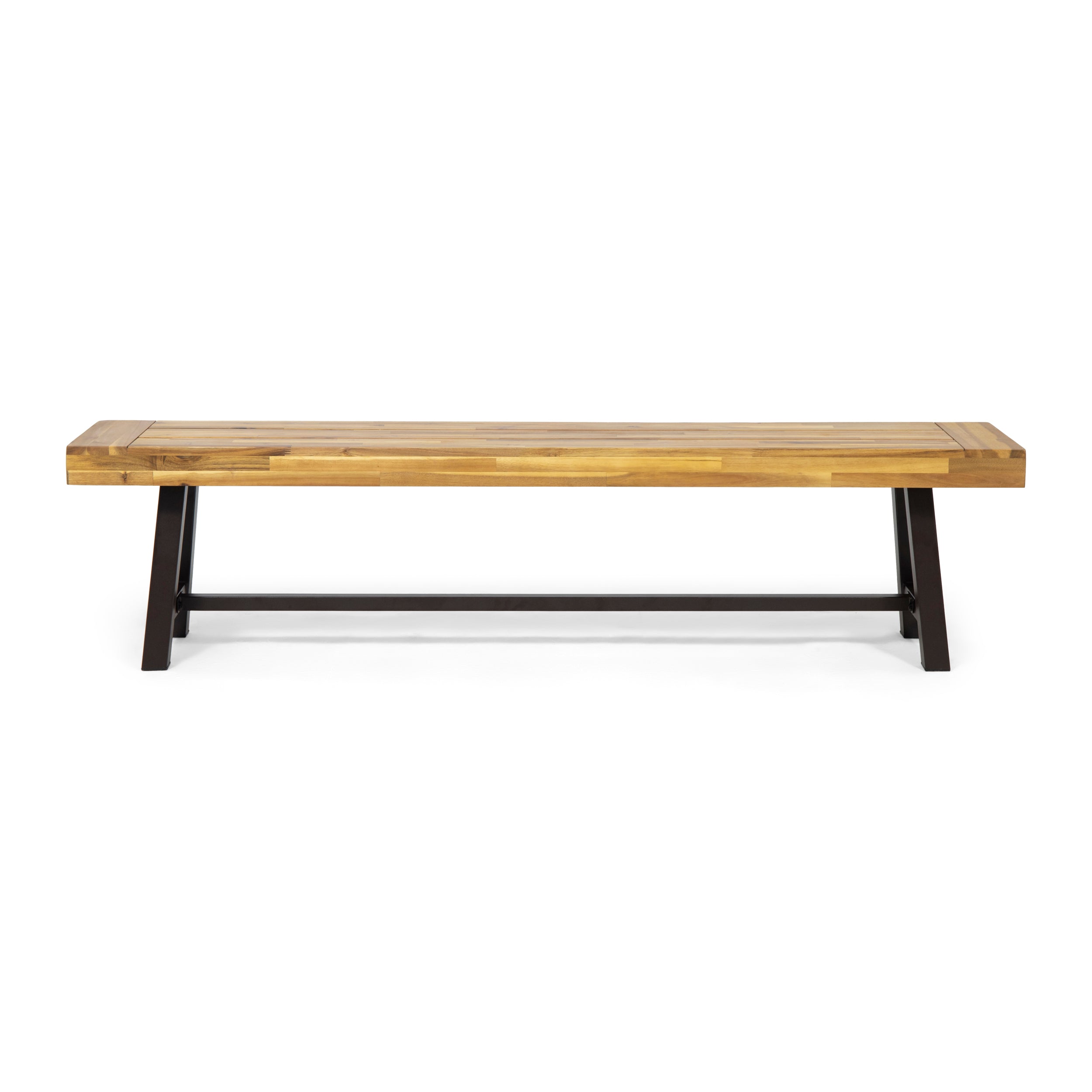 Marian Outdoor Acacia Wood Bench