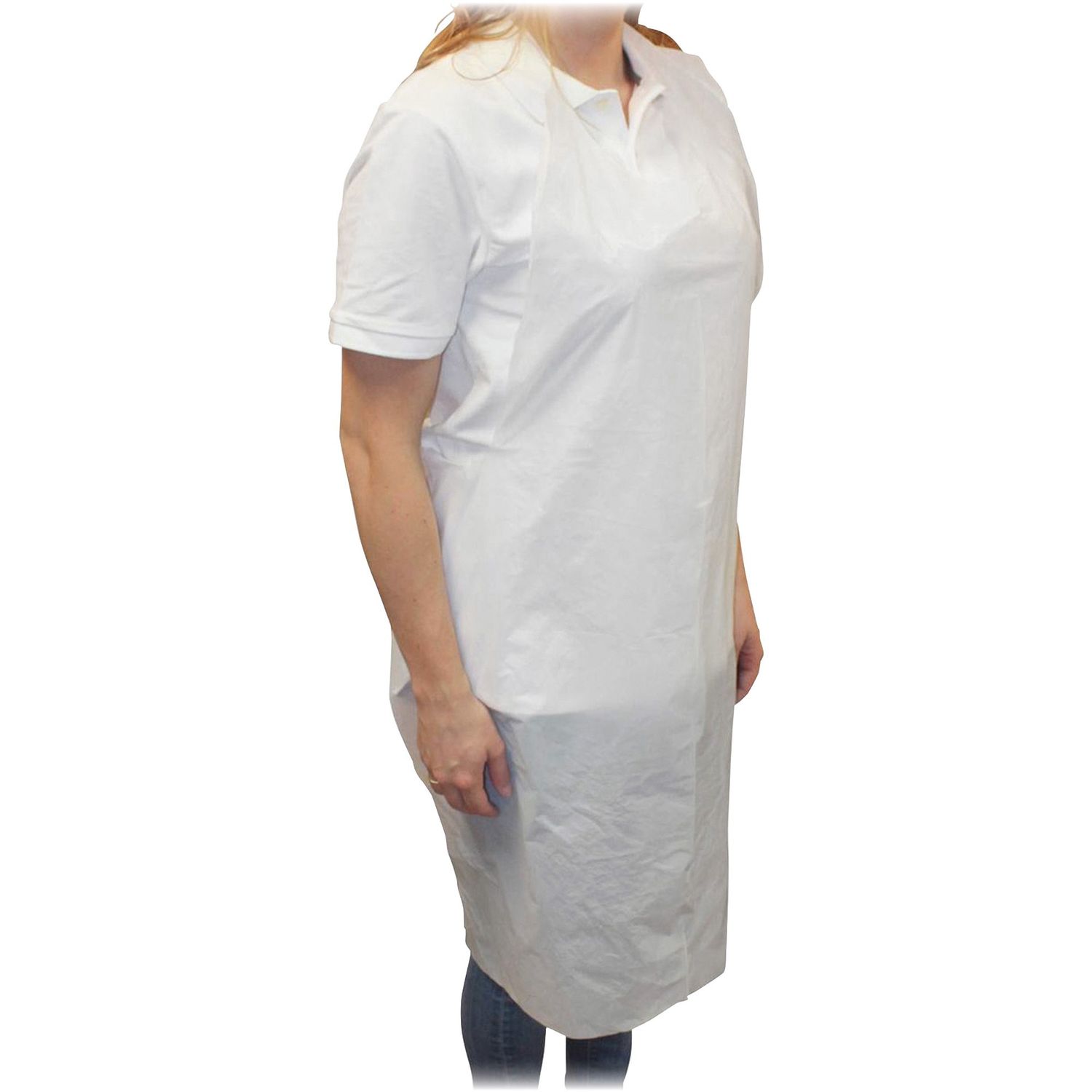 Disposable Poly Apron by Impact Products IMPMDP46WS