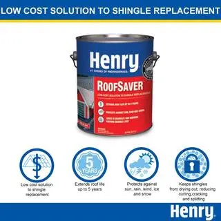 Henry 812 RoofSaver Clear Sealer Shingle Coating 0.90 gal. HE812146