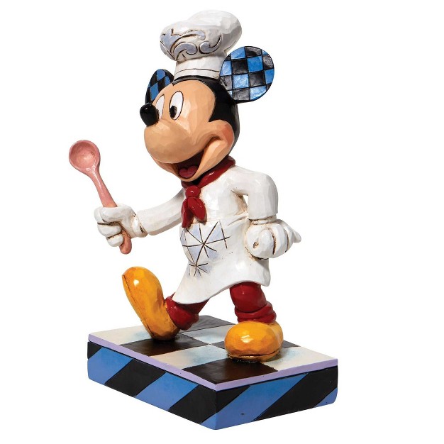 Jim Shore Bon Appetit One Figurine 6 Inches Chef Mickey Mouse 6010090 Resin White