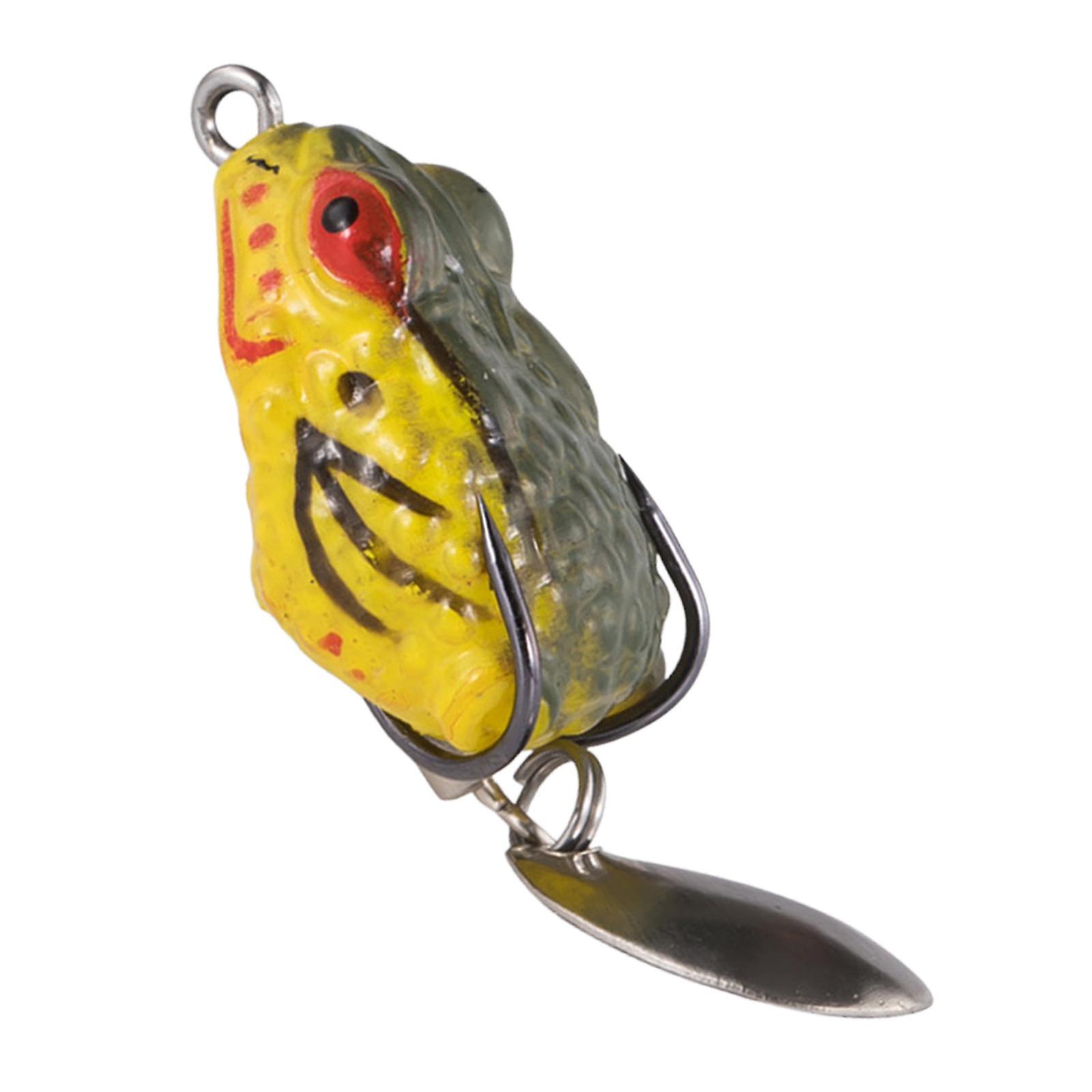 Frog Lure Bass Bait Metal Sequin Swimbait Float On Water Lure For Freshwater Style C