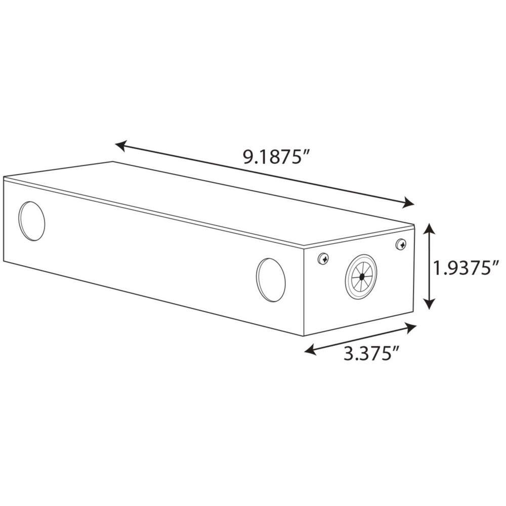 Progress Lighting Hide-a-Lite LED Tape 24-Volt Power Supply 80-Watt Dimmable Driver P700023-031