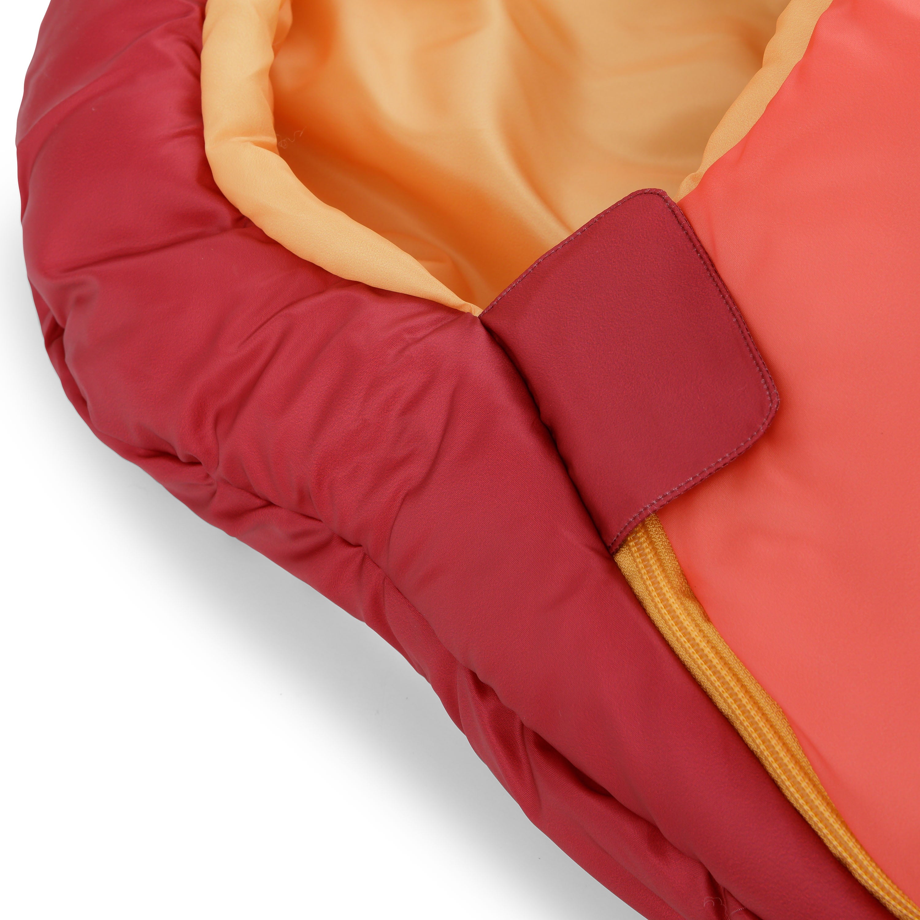 Firefly! Outdoor Gear Youth Mummy Sleeping Bag – Red/Orange (70 in. x 30 in.)