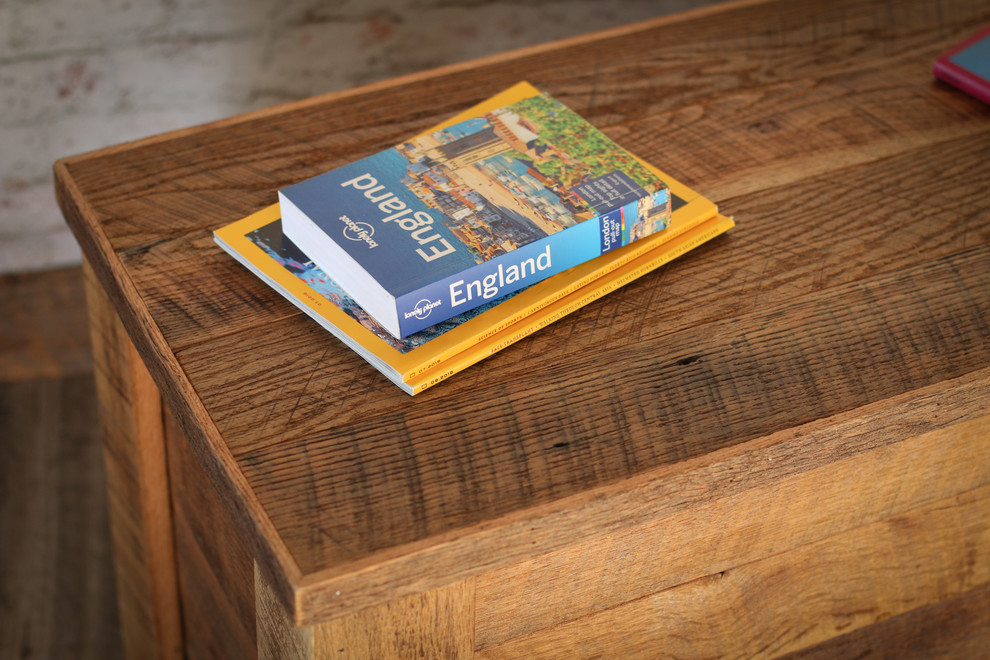 Coffee Table Storage Trunk   Rustic   Coffee Tables   by Grindstone Design  Houzz