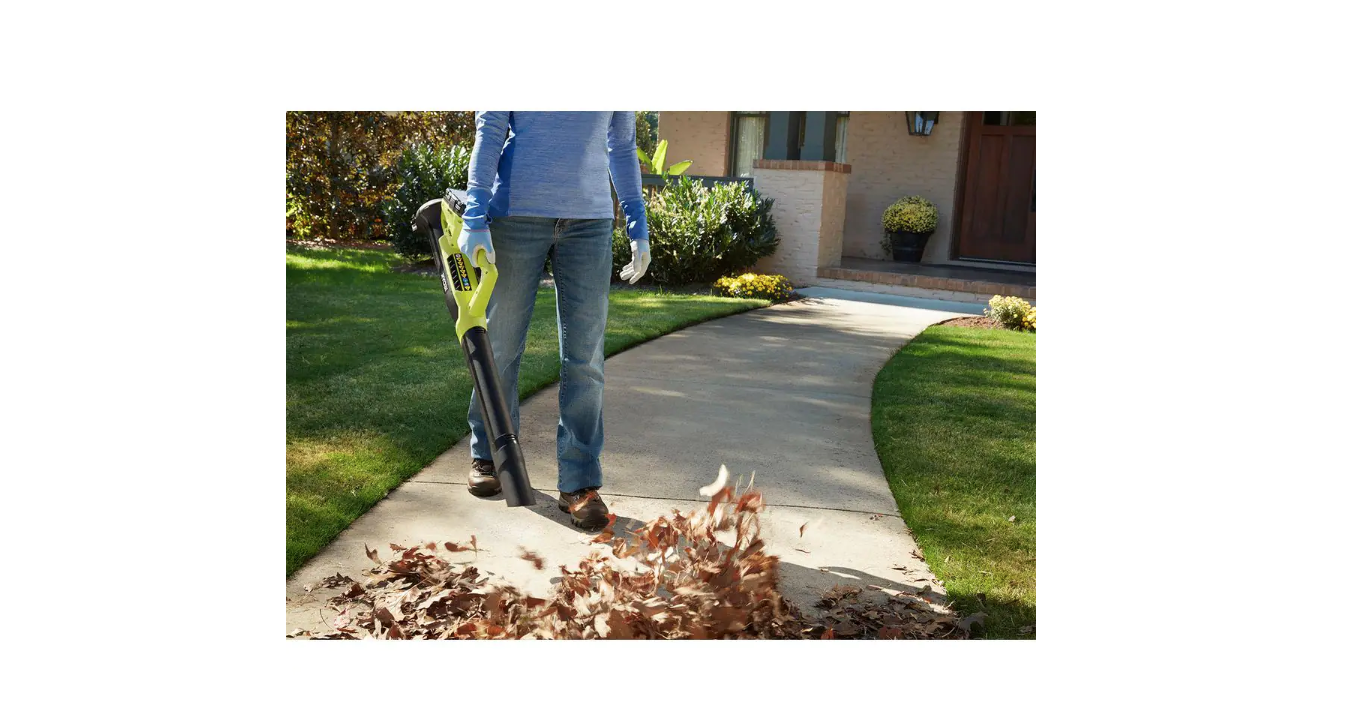 RYOBI P2036 ONE+ 18V Cordless String Trimmer/Edger and Blower/Sweeper Combo Kit with 2.0 Ah Battery and Charger