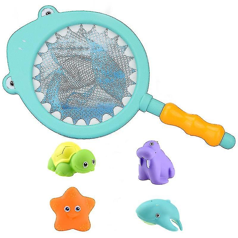 Baby Bath Toys For Toddler With Shark Bath Toy Fishing Floating Squirts Bath Toy For Kids