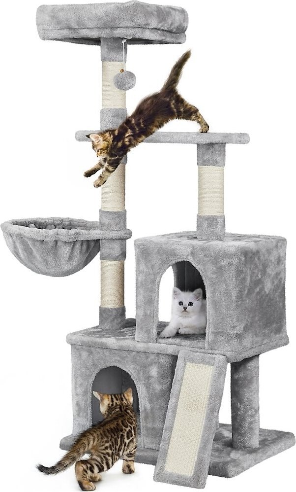 Yaheetech Multi-Level 53.5-in Plush Cat Tree