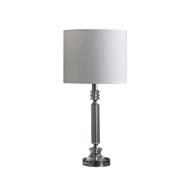 24.5 In. Mitz Crystal Column Modern Table Lamp