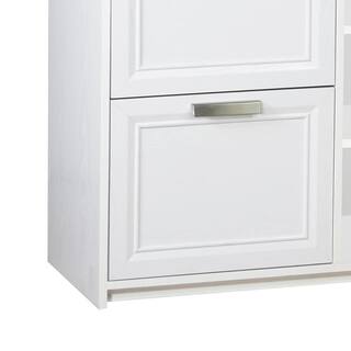 SAINT BIRCH Alaska White File Cabinet SBAK4934LFWW