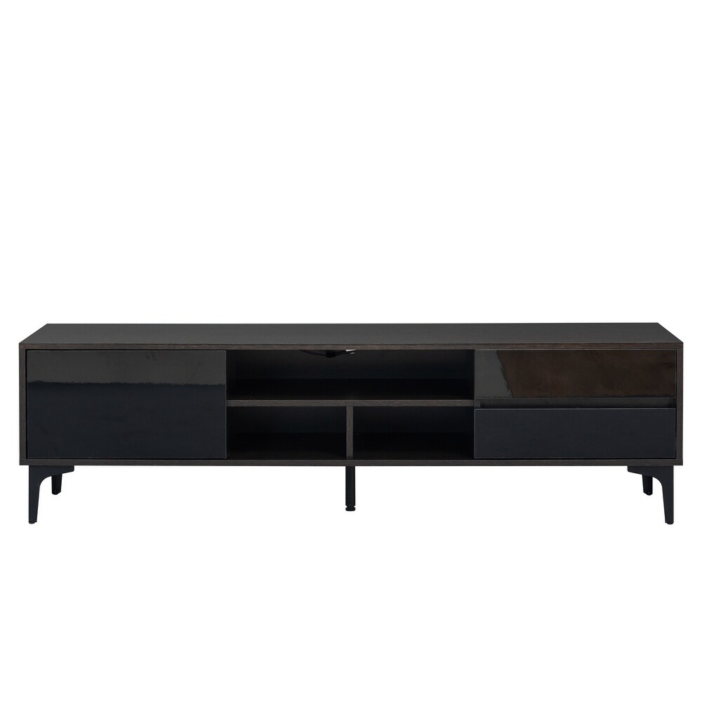 TV stand with Storage and LED Lights