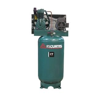 FS-Curtis 80 Gal. 5 HP Vertical 2-Stage Air Compressor with Magnetic Starter FCT05C55V8S-A2L1XX