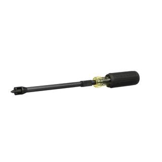 Klein Tools #2 Phillips Head Screwholding Screwdriver with 6-78 in. Round Shank - Cushion Grip Handle 32216