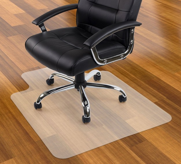 Mount it Clear Desk Chair Mat For Hardwood Floor