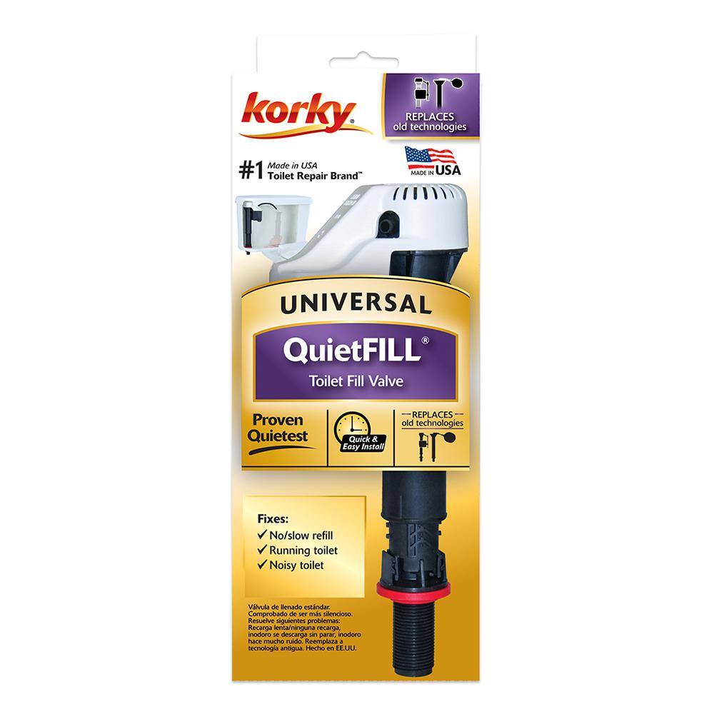 Korky QuietFill Toilet Fill Valve 528