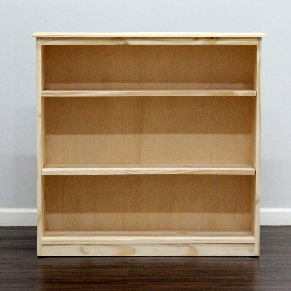 York Bookcase  11_x37x36  Pine Wood   Transitional   Bookcases   by Gothic Furniture  Houzz