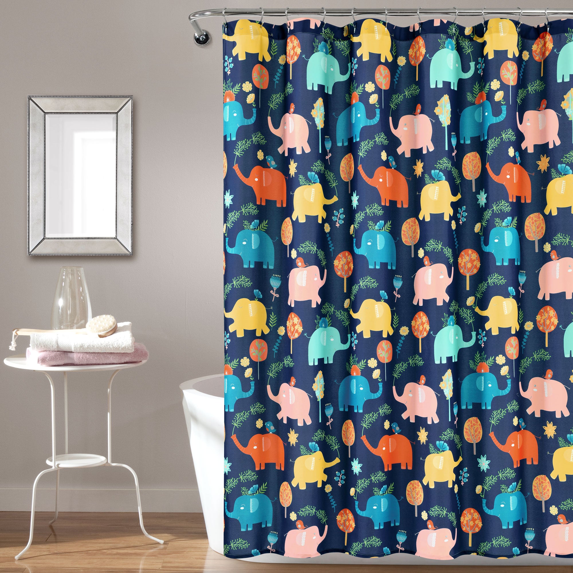 Hygge Elephant Shower Curtain