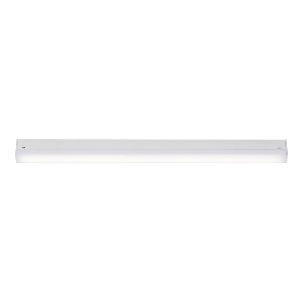 Generation Lighting Bowan 1.75 in. x 23 in. 100-Equivalent Integrated LED White Strip Light with White Acrylic Diffuser 5720593S-15