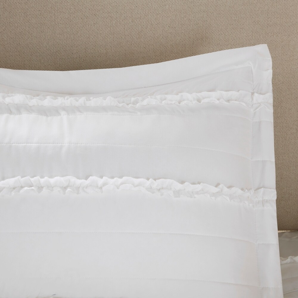 Copper Grove Burwell White Comforter Set