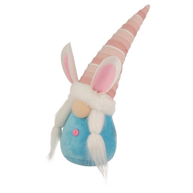 Blue And Pink Girl Easter Bunny Gnome