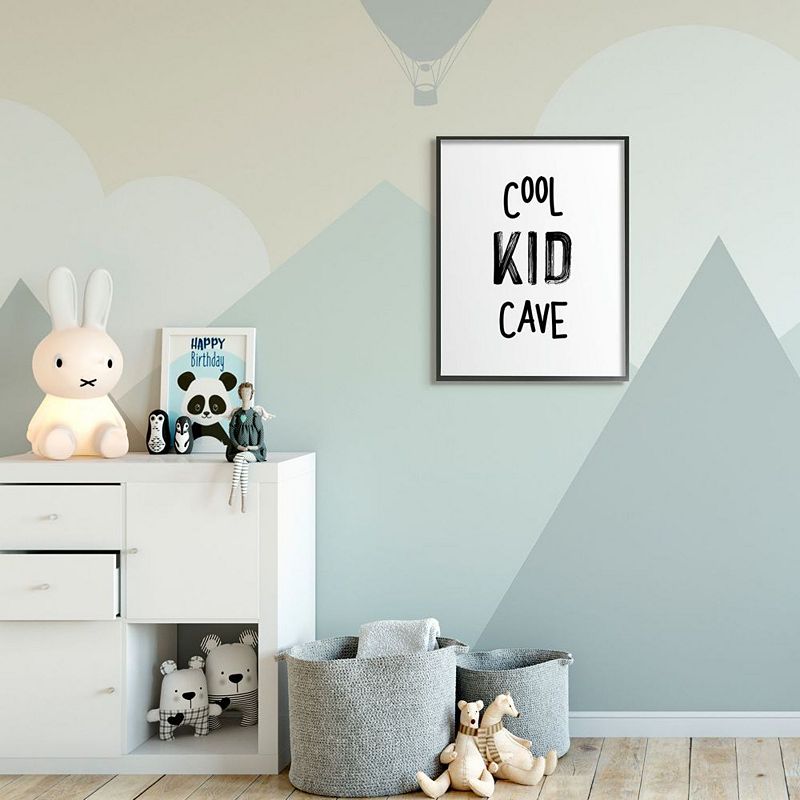 Stupell Home Decor Cool Kid Cave Framed Wall Art