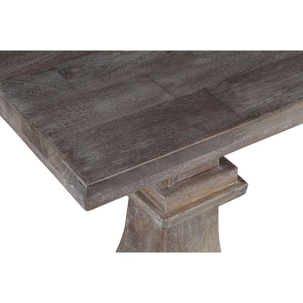 Charleston 63-inch Double Pedestal Mango Wood Console Table